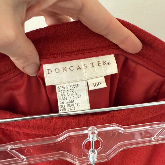 Vintage Brick-Red Trouser, Best for Size 8 - Picture 3 of 3